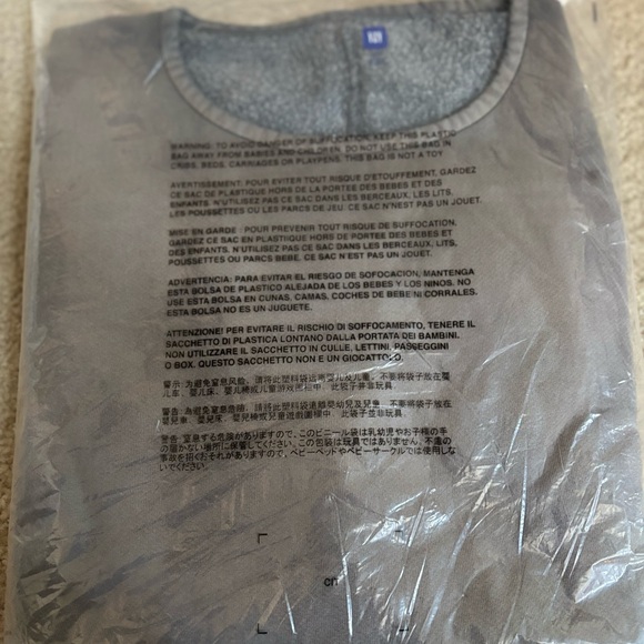YZY Gap Balenciaga collab Gray Oversized T-Shirt - Picture 5 of 5